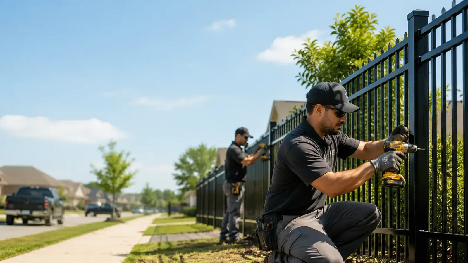Metal Fence Installation in Marysville, OH